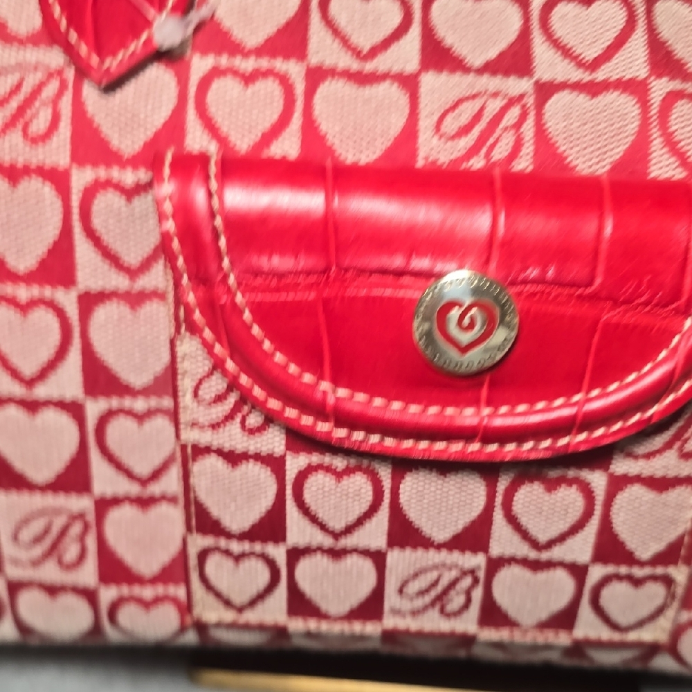 Brighton Red Heart Satchel - Picture 5 of 16